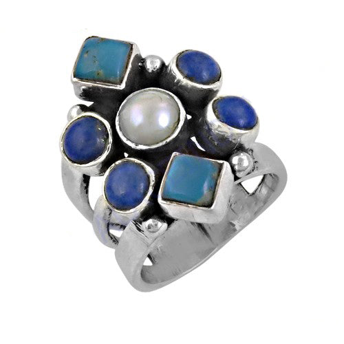 925 Sterling Silver Gemstone Ring for Women | Statement Jewelry