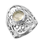 Load image into Gallery viewer, 925 Silver Citrine Gemstone Ring for Women | Statement Jewelry
