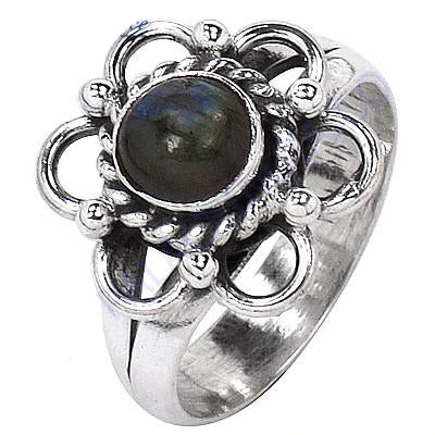925 Silver Labradorite Ring for Women | Gemstone Jewelry