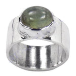 Load image into Gallery viewer, Silver Ring with Green Gemstone | Women's Jewelry | Gift
