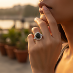 Load image into Gallery viewer, 925 Silver Green Gemstone Ring for Women | Gift Jewelry
