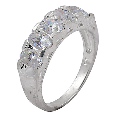 925 Silver Cubic Zirconia Ring for Women | Gift Jewelry