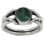 Load image into Gallery viewer, 925 Sterling Silver Green Stone Ring for Women | Gift
