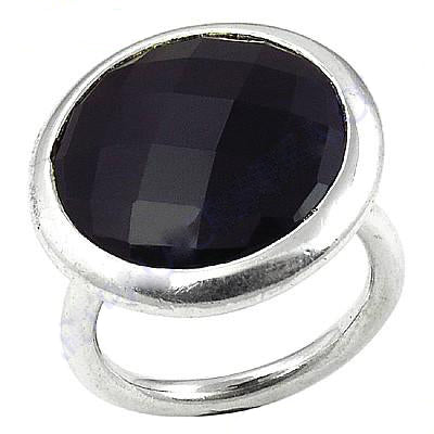 925 Silver Black Onyx Ring for Women | Gemstone Jewelry