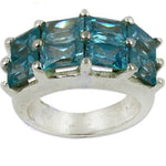 Load image into Gallery viewer, 925 Silver Blue Gemstone Ring for Women | Statement Ring
