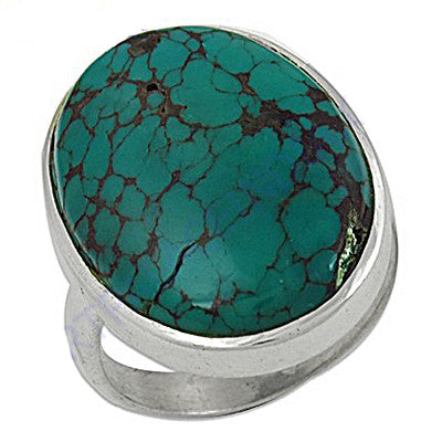 925 Silver Turquoise Stone Ring for Women | Statement Jewelry