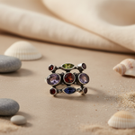 将图像加载到图库查看器中， 925 Sterling Silver Gemstone Ring for Women | Statement Jewelry
