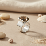 Load image into Gallery viewer, 925 Silver Smoky Quartz Ring for Women | Gemstone Jewelry
