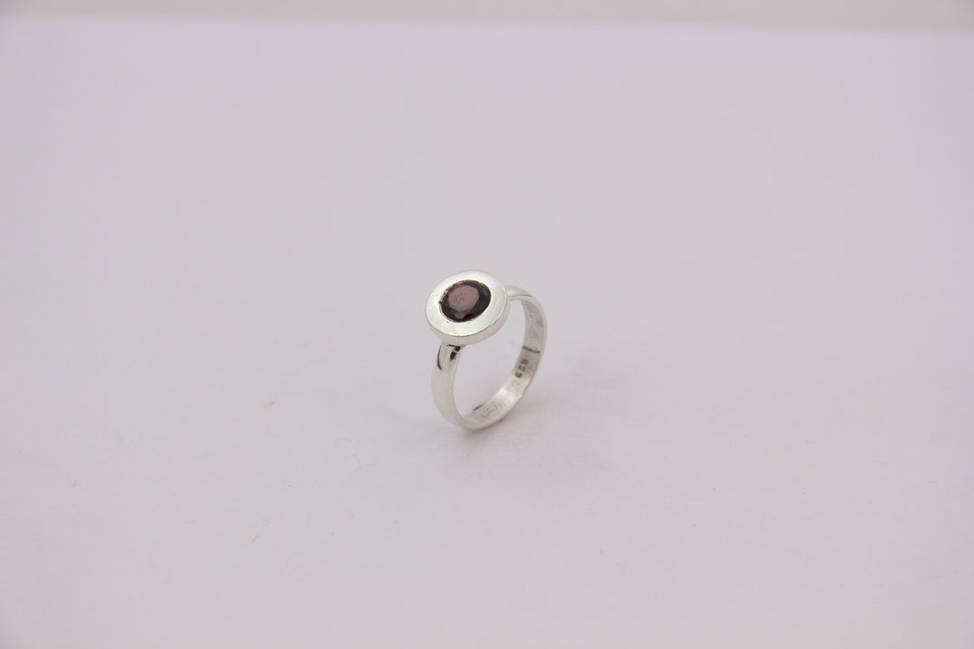925 Silver Garnet Ring for Women | Gemstone Jewelry