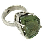 Load image into Gallery viewer, 925 Silver Green Amethyst Ring for Women | Gemstone Jewelry
