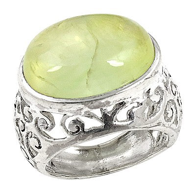 925 Sterling Silver Green Gemstone Ring for Women | Daily Wear