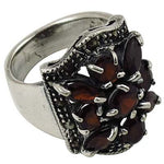 Load image into Gallery viewer, 925 Silver Garnet Ring for Women | Cocktail Ring | Gift

