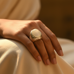 Load image into Gallery viewer, Anillo de cabujón de plata para mujer | Anillo llamativo | Regalo
