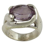 Load image into Gallery viewer, 925 Sterling Silver Amethyst Ring for Women | Gemstone Jewelry
