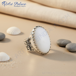 Load image into Gallery viewer, 925 Silver White Gemstone Ring for Women | Statement Jewelry
