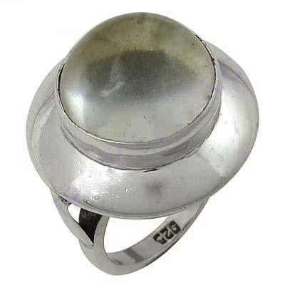 925 Silver Round Gemstone Ring for Women | Statement Jewelry