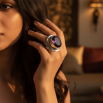 Load image into Gallery viewer, Anillo de amatista en plata de ley 925 para mujer | Joyería con piedras preciosas
