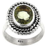 Load image into Gallery viewer, 925 Silver Peridot Gemstone Ring for Women | Gift Jewelry
