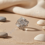 Load image into Gallery viewer, Silver Cubic Zirconia Statement Ring for Women | Gift Jewelry
