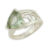 Load image into Gallery viewer, 925 Silver Green Amethyst Ring for Women | Gemstone Jewelry
