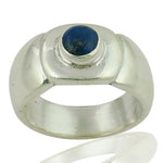 Load image into Gallery viewer, 925 Silver Lapis Lazuli Ring for Men | Statement Jewelry
