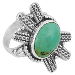 Load image into Gallery viewer, 925 Silver Turquoise Ring for Women | Bohemian Jewelry
