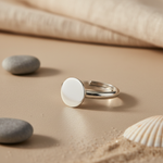 Load image into Gallery viewer, 925 Silver Adjustable Round Ring for Women | Minimalist Jewelry
