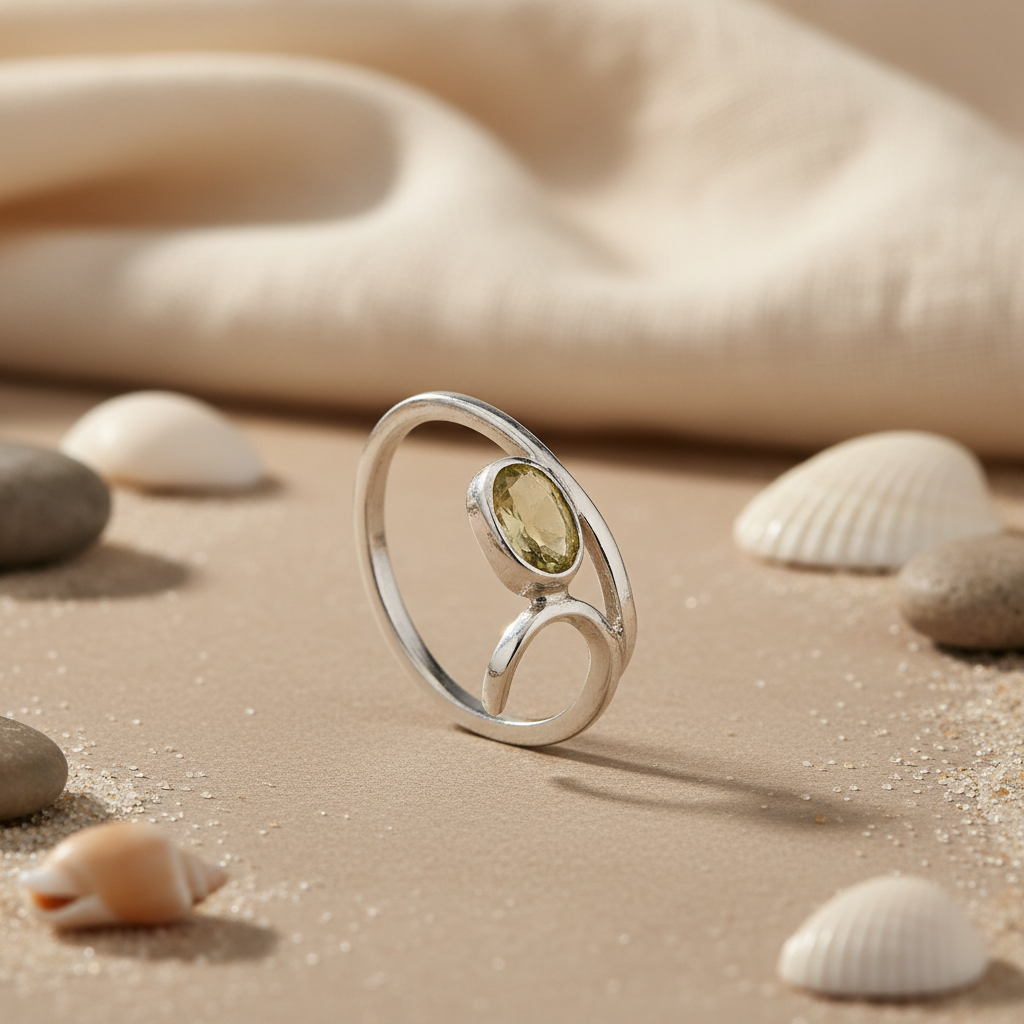 925 Silver Citrine Ring for Women | Gemstone Jewelry