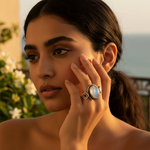 将图像加载到图库查看器中， 925 Silver Moonstone Ring for Women | Gift Jewelry

