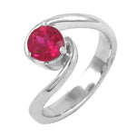 Load image into Gallery viewer, Silver Ruby Ring for Women | Gemstone Ring | Gift
