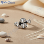 Load image into Gallery viewer, 925 Silver White Topaz Ring for Women | Gemstone Ring
