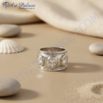 Load image into Gallery viewer, Silver Ring with Cubic Zirconia Stones | Women&#39;s Fashion Ring
