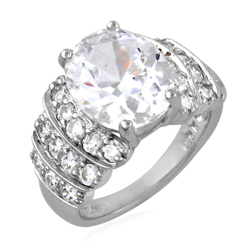 925 Sterling Silver Cubic Zirconia Ring for Women | Gift Jewelry