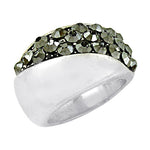 Load image into Gallery viewer, Silver Ring with Sparkling Stone for Women | Statement Jewelry
