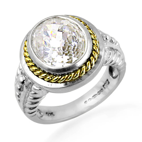 Silver Ring with Cubic Zirconia | Women's Ring | Gift for Her