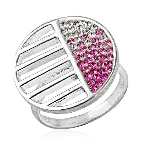 925 Silver Cubic Zirconia Ring for Women | Modern Design