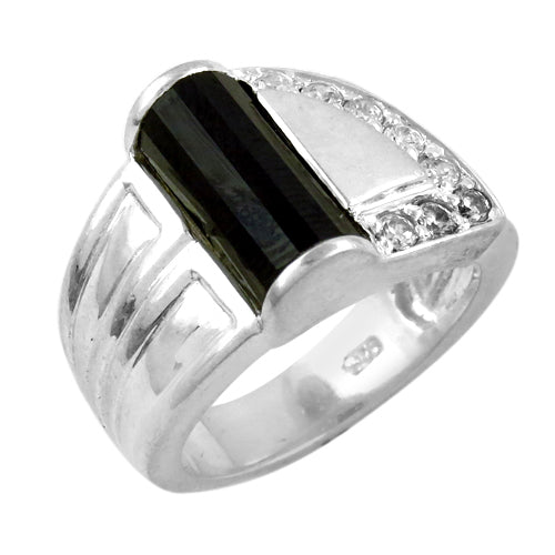 925 Silver Black Onyx Ring | Men's Statement Jewelry
