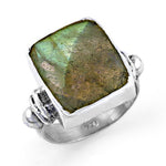 Load image into Gallery viewer, 925 Silver Labradorite Ring for Women | Gemstone Jewelry
