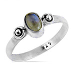 Load image into Gallery viewer, 925 Silver Moonstone Ring for Women | Oval Stone Ring
