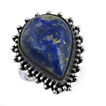 Load image into Gallery viewer, 925 Silver Lapis Lazuli Ring for Women | Gemstone Jewelry
