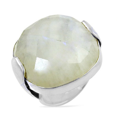 Silver Moonstone Ring for Women | Sterling Silver Jewelry