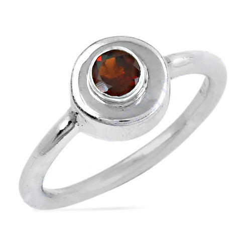 925 Silver Garnet Ring for Women | Gemstone Jewelry