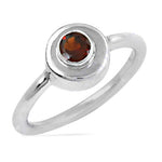 Load image into Gallery viewer, 925 Silver Garnet Ring for Women | Gemstone Jewelry
