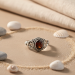 Load image into Gallery viewer, 925 Silver Garnet Ring for Women | Gemstone Jewelry
