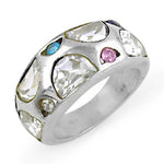 Load image into Gallery viewer, 925 Silver Multi-Gemstone Ring for Women | Statement Jewelry
