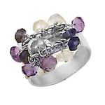 Load image into Gallery viewer, Silver Gemstone Cocktail Ring for Women | Statement Jewelry
