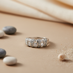将图像加载到图库查看器中， Silver Cubic Zirconia Ring for Women | Wedding Jewelry
