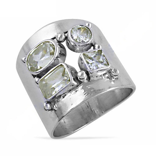 925 Silver Gemstone Ring for Women | Statement Jewelry
