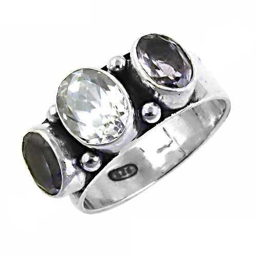 925 Silver Gemstone Ring for Women | Statement Jewelry