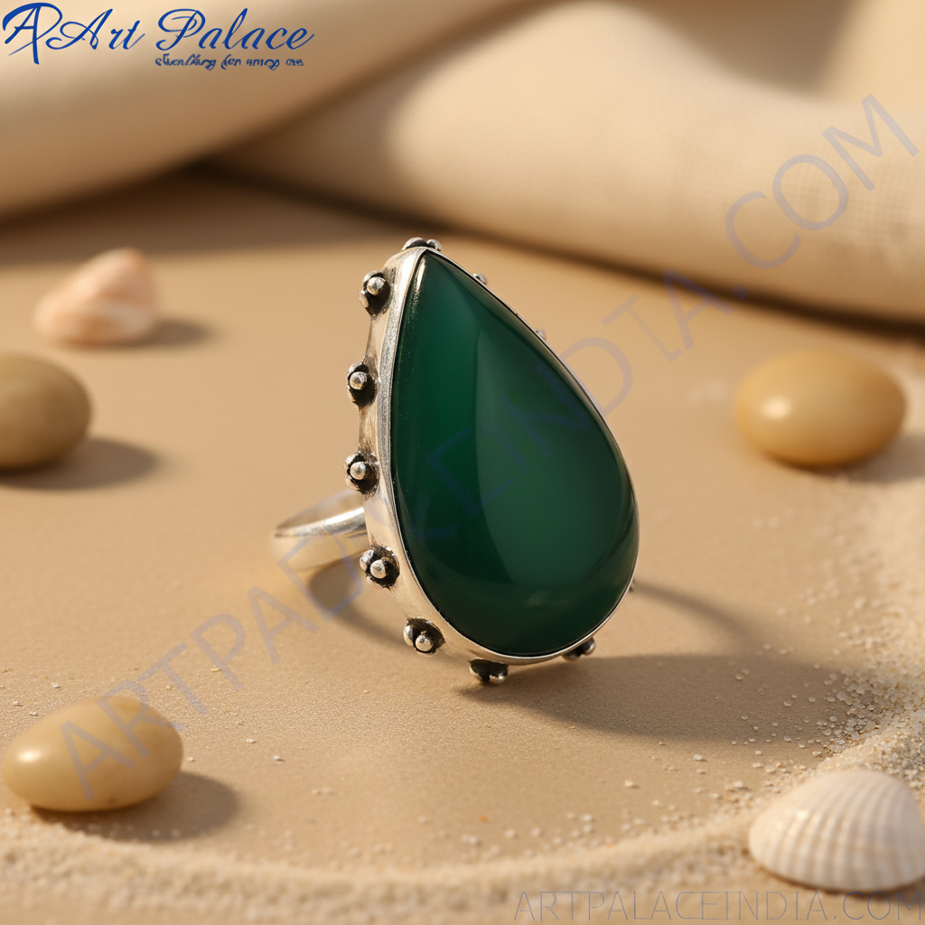 Anillo ovalado de cuarzo rosa en plata 925 | Joyería con piedras preciosas para mujer